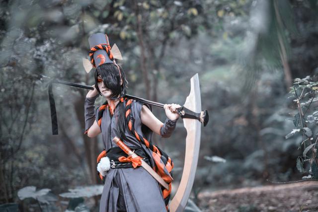 阴阳师鬼使黑白cosplay