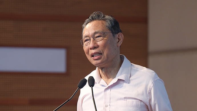 中国工程院院士钟南山。人民视觉 资料图