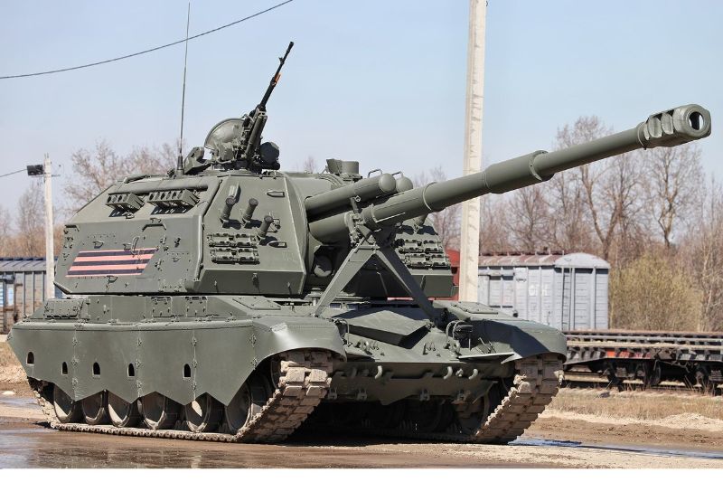 俄罗斯炮兵实现远程遥控开火|俄罗斯炮兵|自行火炮|俄罗斯_新浪新闻