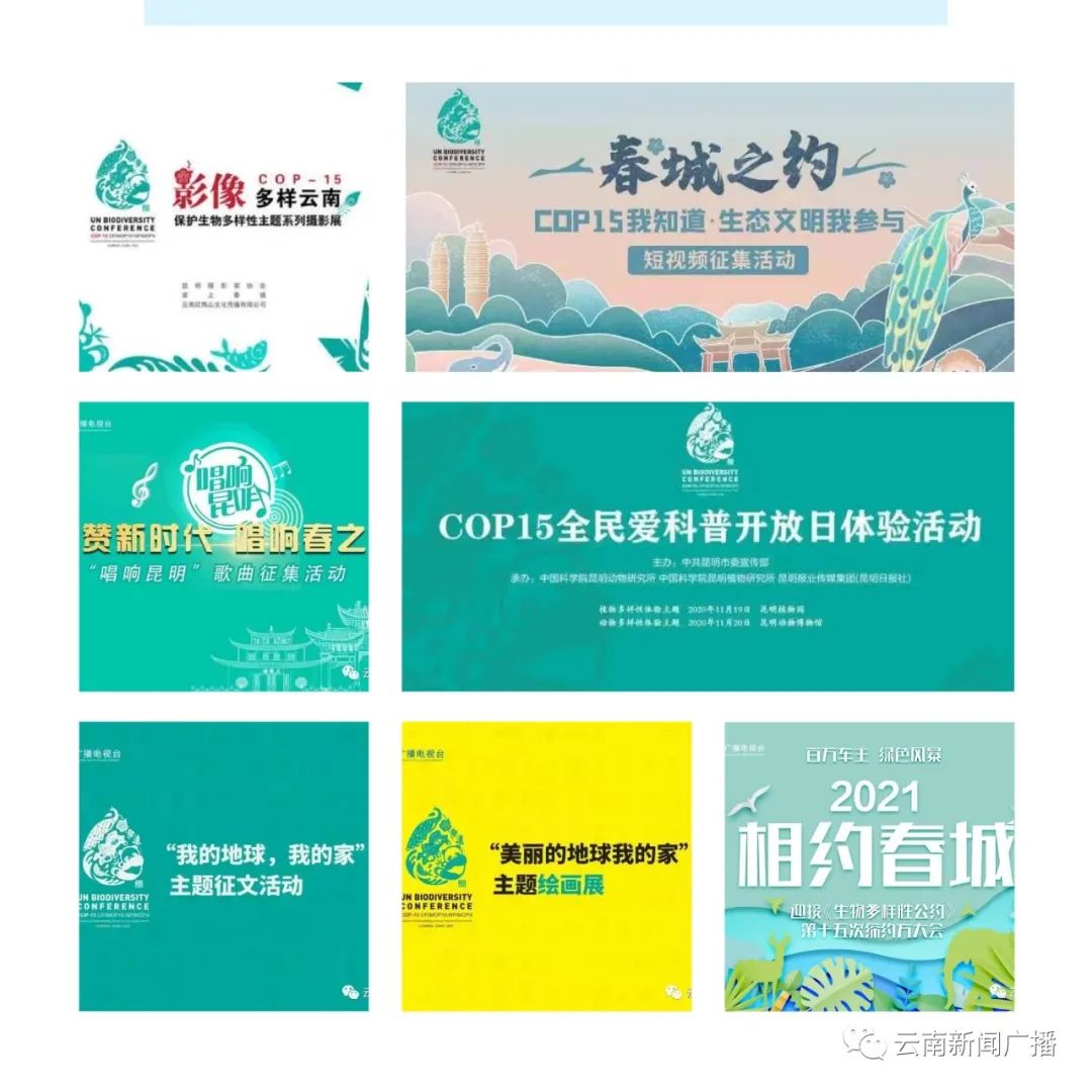 水滴点亮春城昆明市开启迎接cop15系列宣传活动