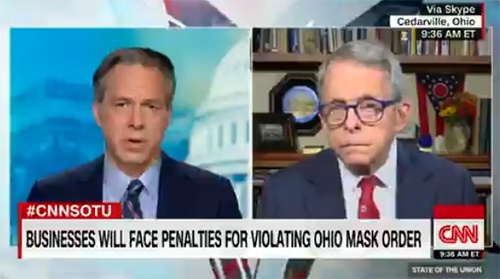 德温（右）连线CNN节目，视频截图