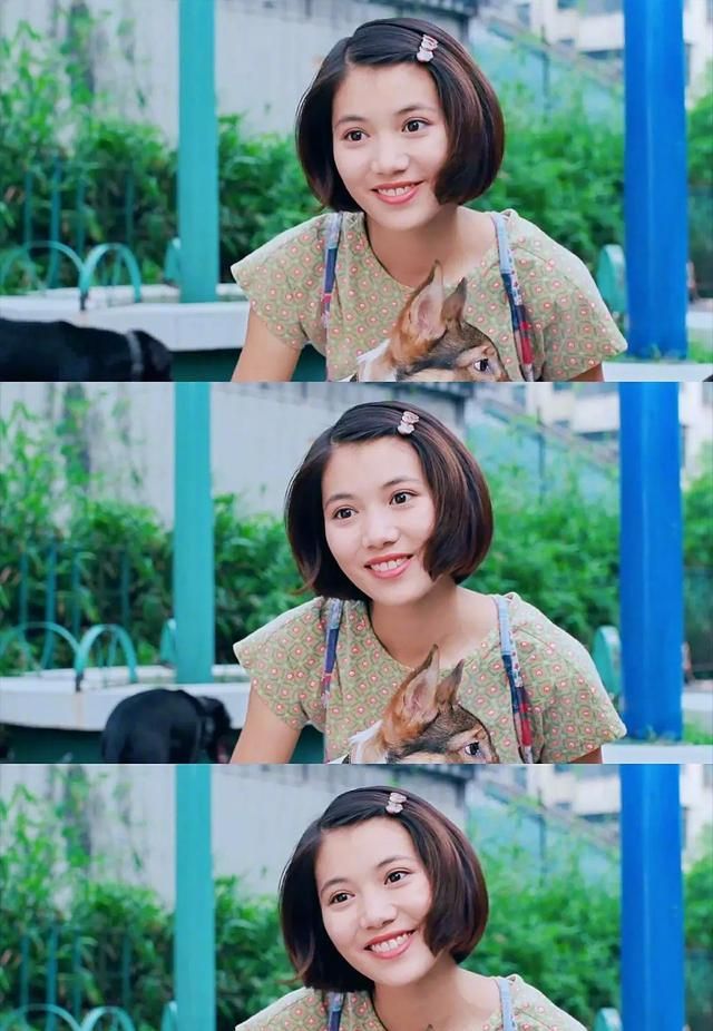 1993年《新不了情》,袁咏仪饰演阿敏,天生活泼,为人乐观