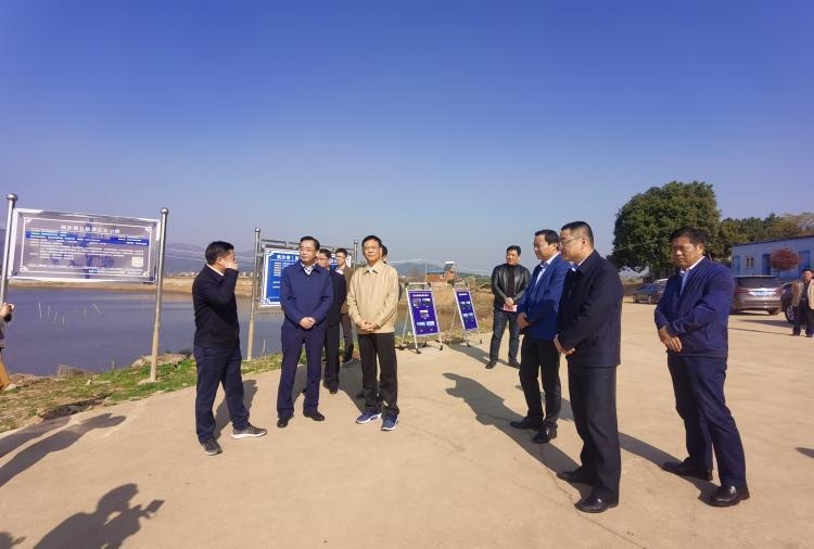 市委副书记,市级湖长冯克金同志赴枫沙湖,竹丝湖开展巡湖工作