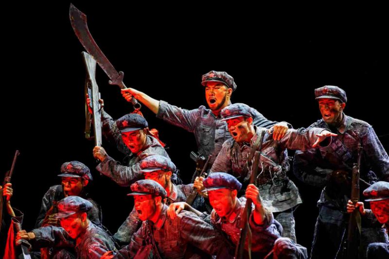歌剧血色湘江再现湘江之战彰显信仰之光
