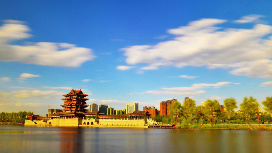 山西一公园被4a砸中耗资149亿被称临汾人的客厅