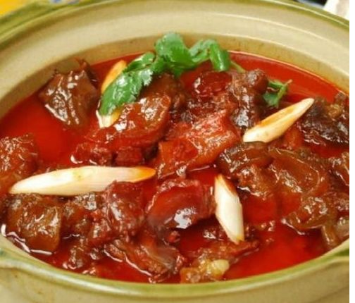 红焖牛蹄筋