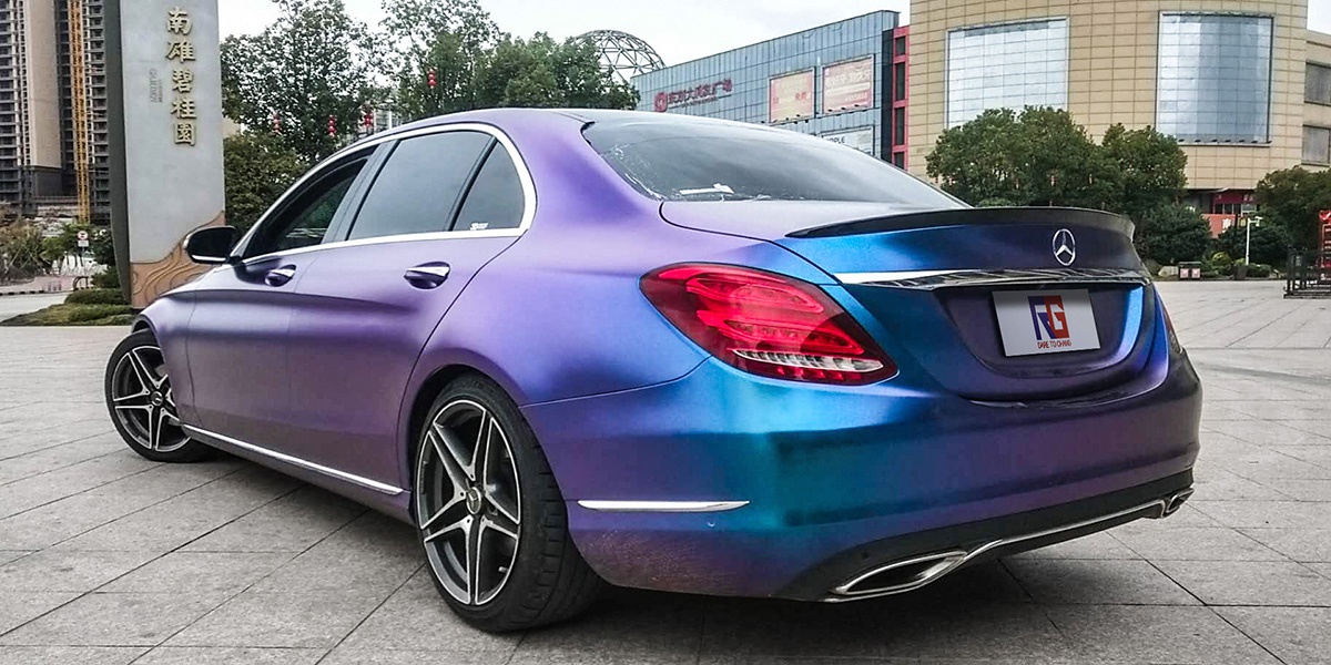 l车身改色膜电光黑,给自己得爱车换个颜色就像自己换个发型和发色一