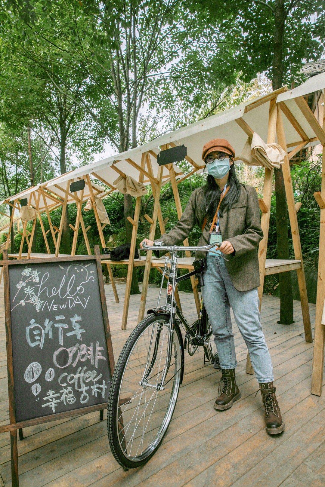 自行车咖啡,推着单车卖咖啡～要来一杯吗?