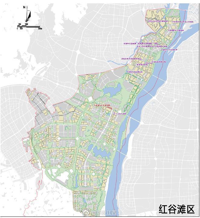 南昌南昌又有新规划出炉红谷滩区行政区边界曝光