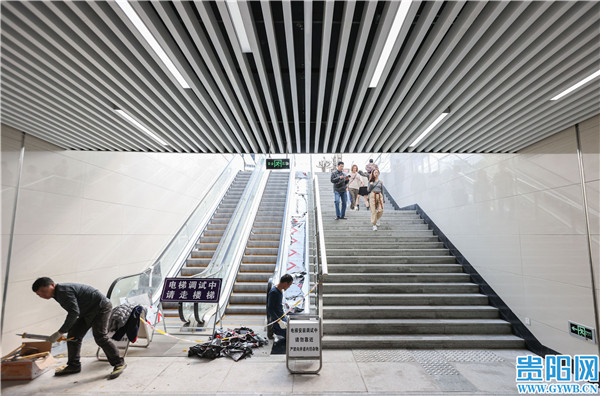 【图集】宽敞,明亮,记者实地走访贵阳金融城地下通道