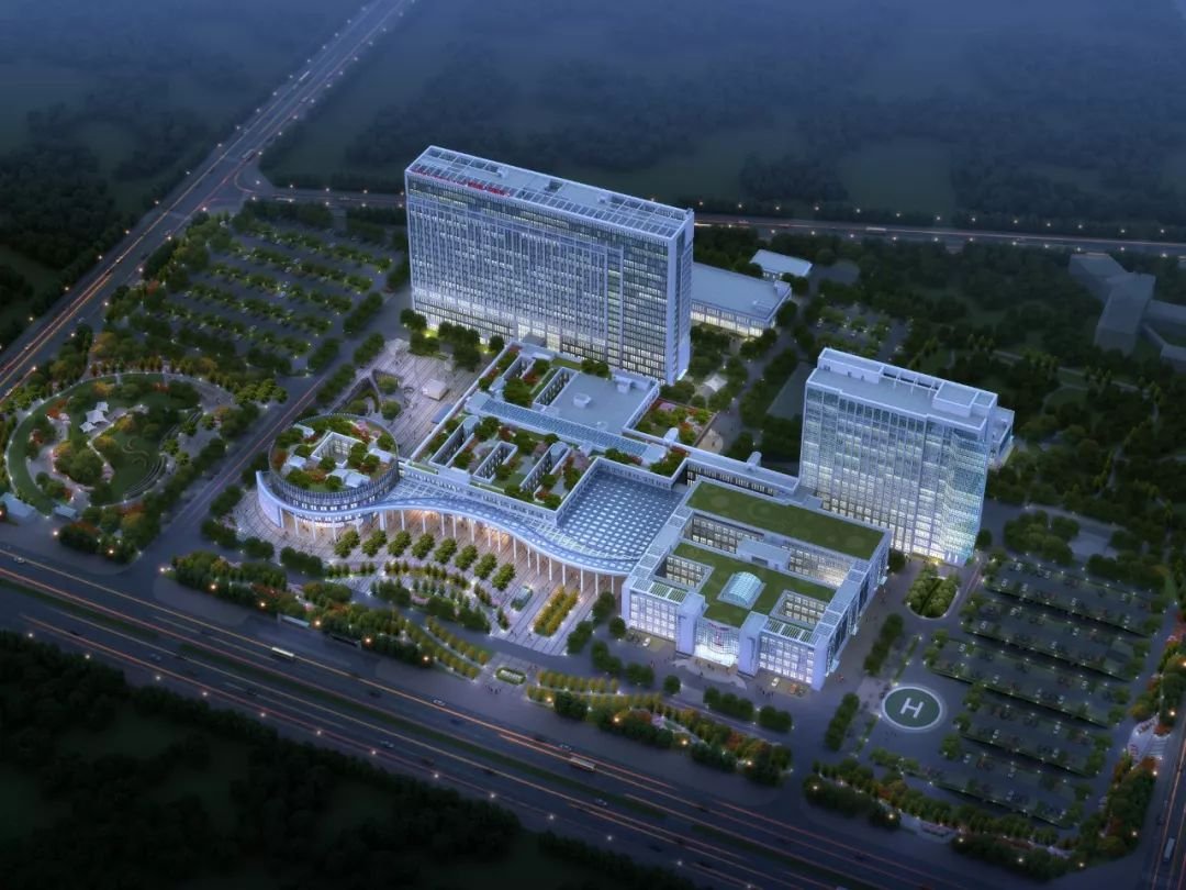 肥西县人民医院二期工程效果图.