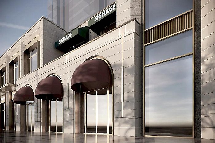 项目商铺效果图