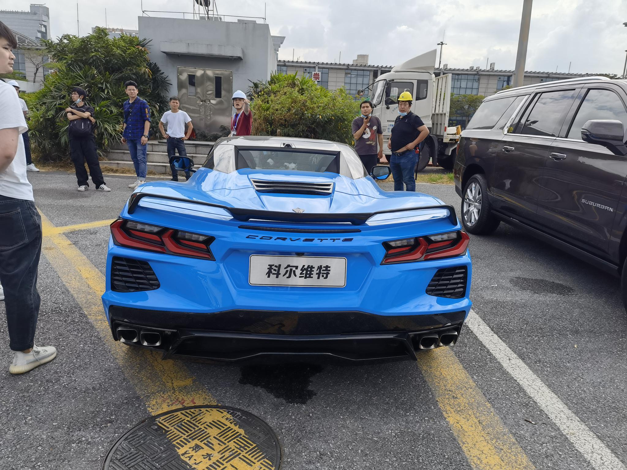 2020广州车展探馆:科尔维特stingray硬顶敞篷版