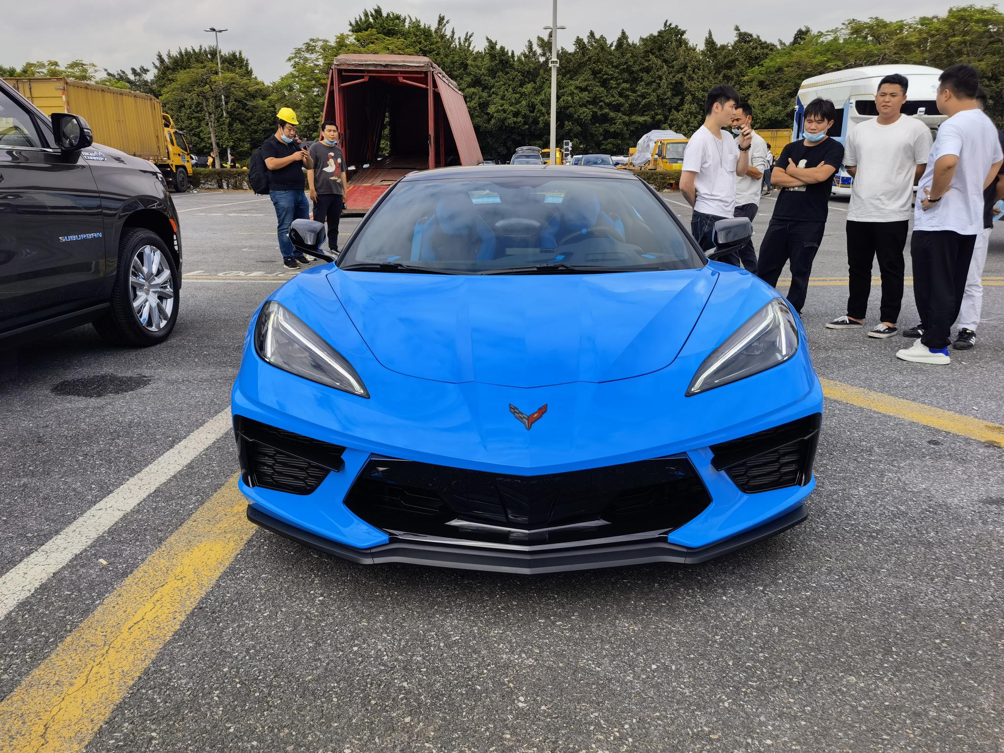 2020广州车展探馆:科尔维特stingray硬顶敞篷版