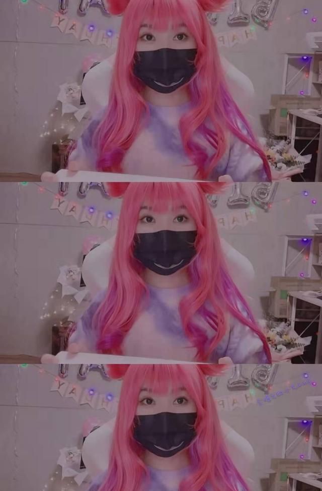 小团团生日挑战狐狸cos,粉头发的妹妹,看起来不比腐团儿差