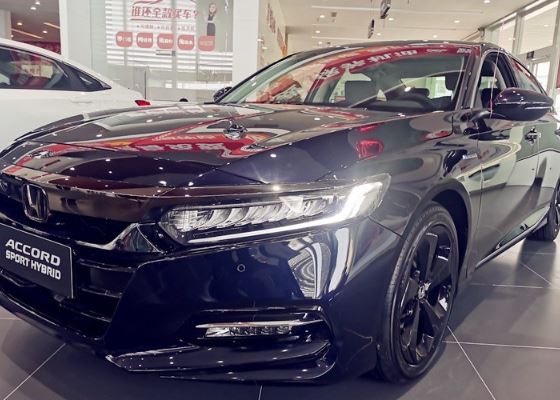 2021款本田雅阁实车到店星空蓝涂装很时尚15t爆发194马力