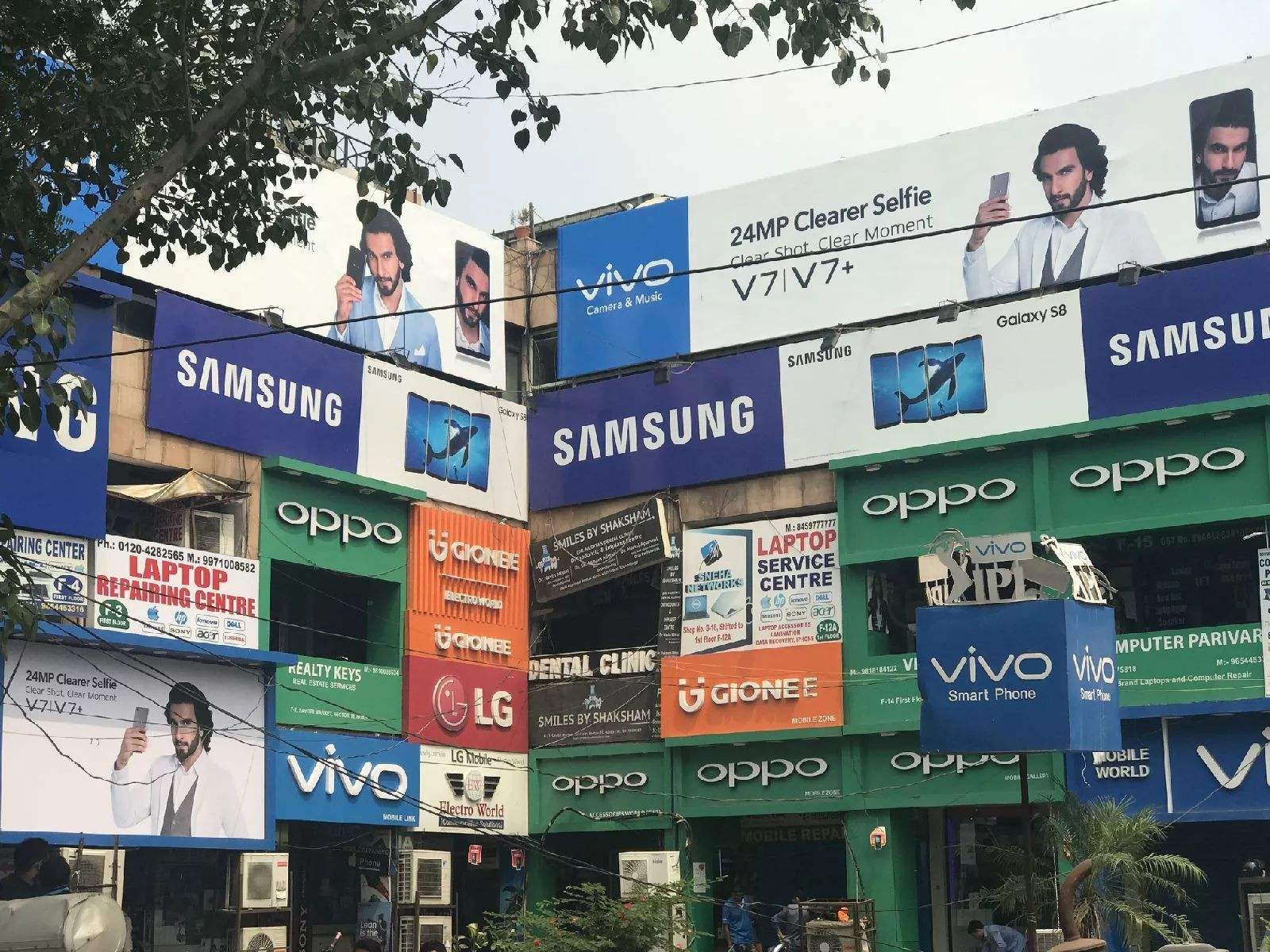 印度手机市场前5名中国品牌占4席三星第二榜首无人能敌