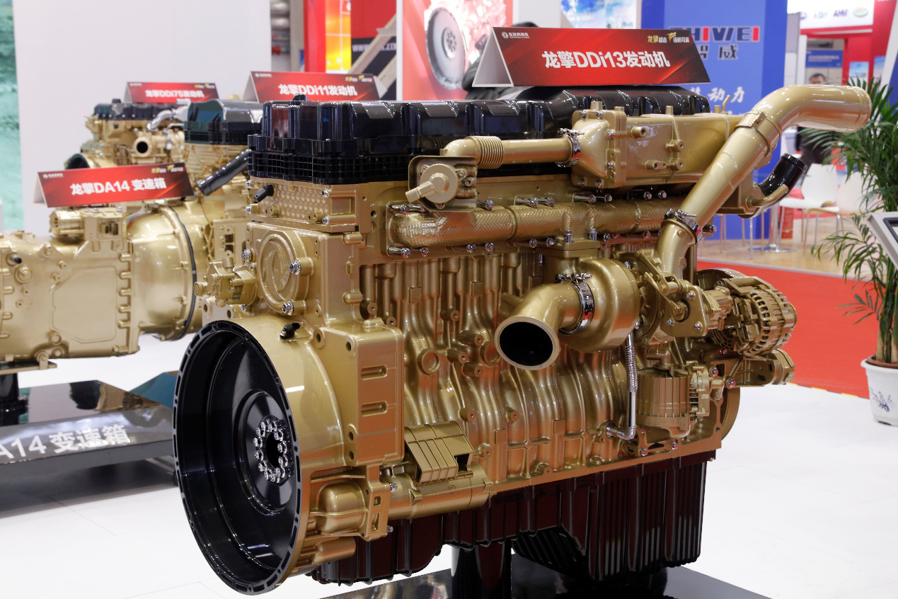 以龙擎ddi13发动机为例,代表了东风商用车在动力总成的市场化应用方面