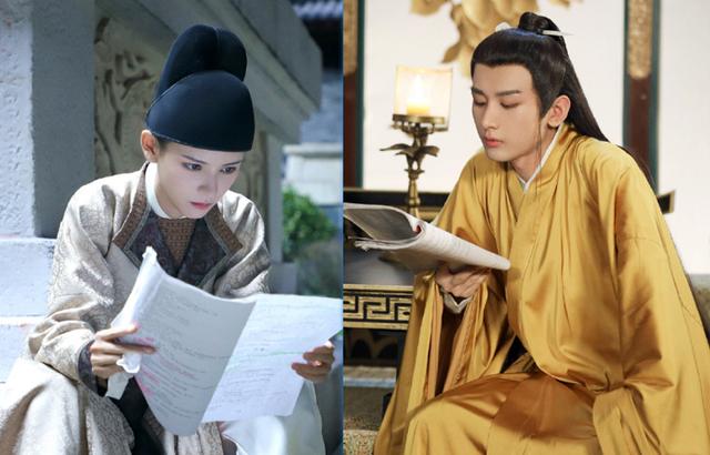 梦醒长安海报成毅张予曦看剧本超认真隔空也满满cp感