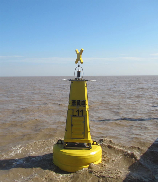 奉贤海上风电场施工期航标布设完成