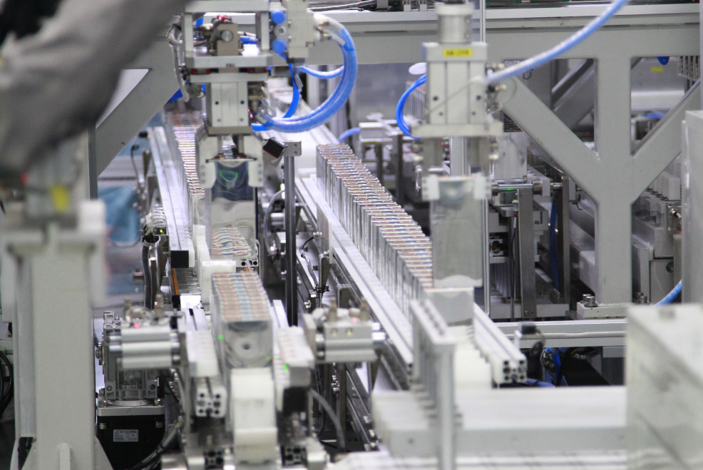 国轩高科磷酸铁锂电池生产线.国轩高科图