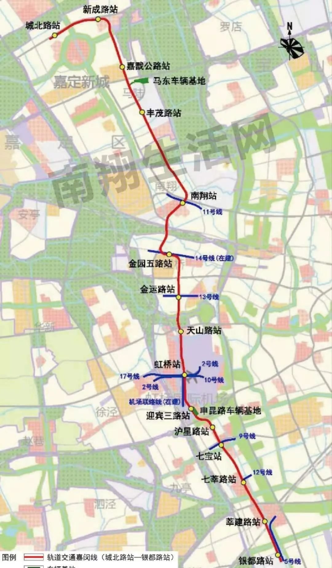 其中值得关注的是,嘉闵线明确在胜竹路增设新成路站(暂定名),而佳兆业