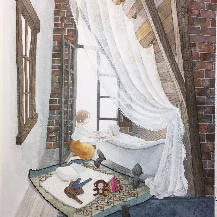 正文    水彩记录自己的日常生活,轻松惬意温暖,   幸福的生活就是