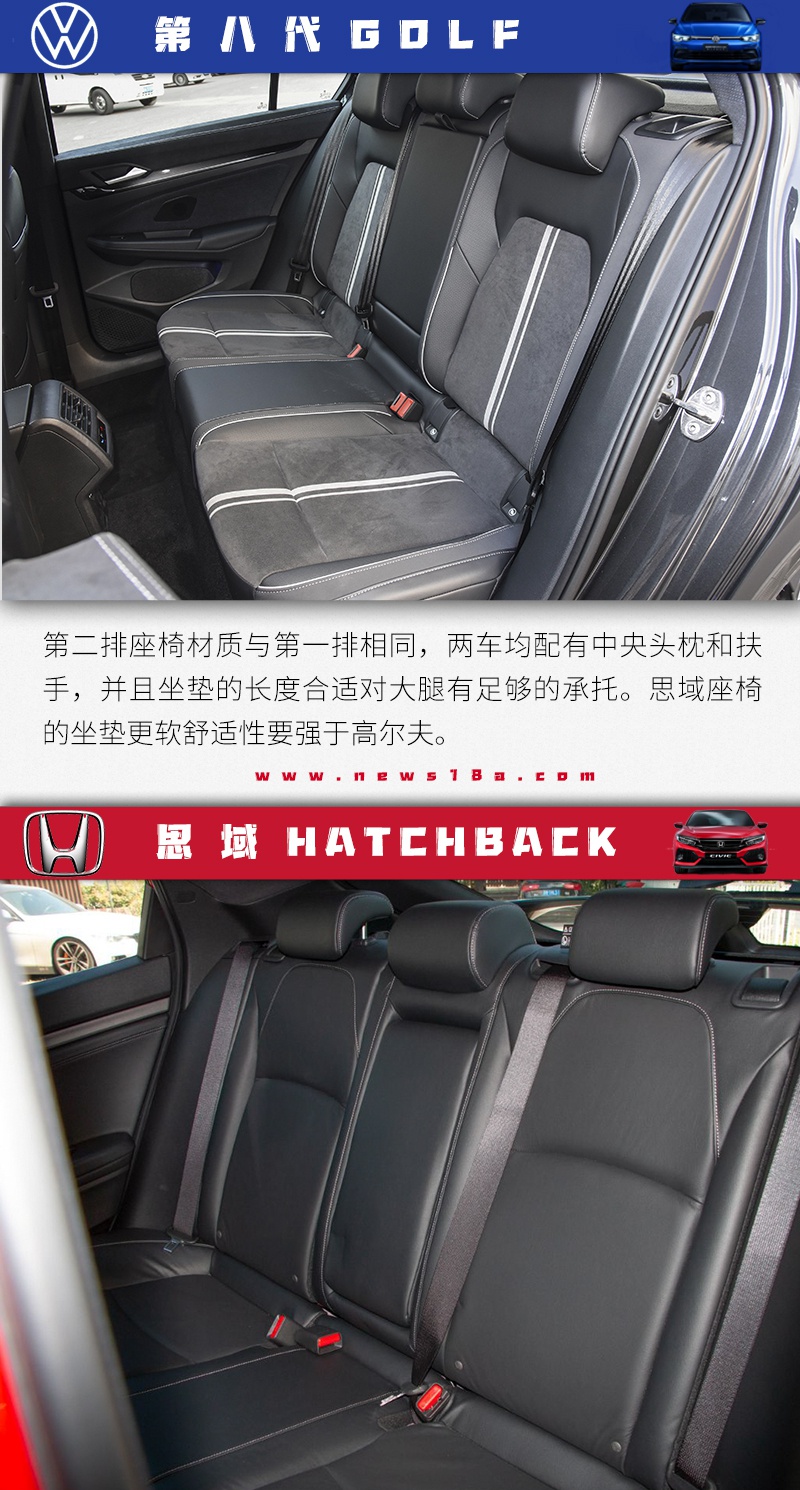 龙争虎斗 鹿死谁手？第八代高尔夫对比思域两厢