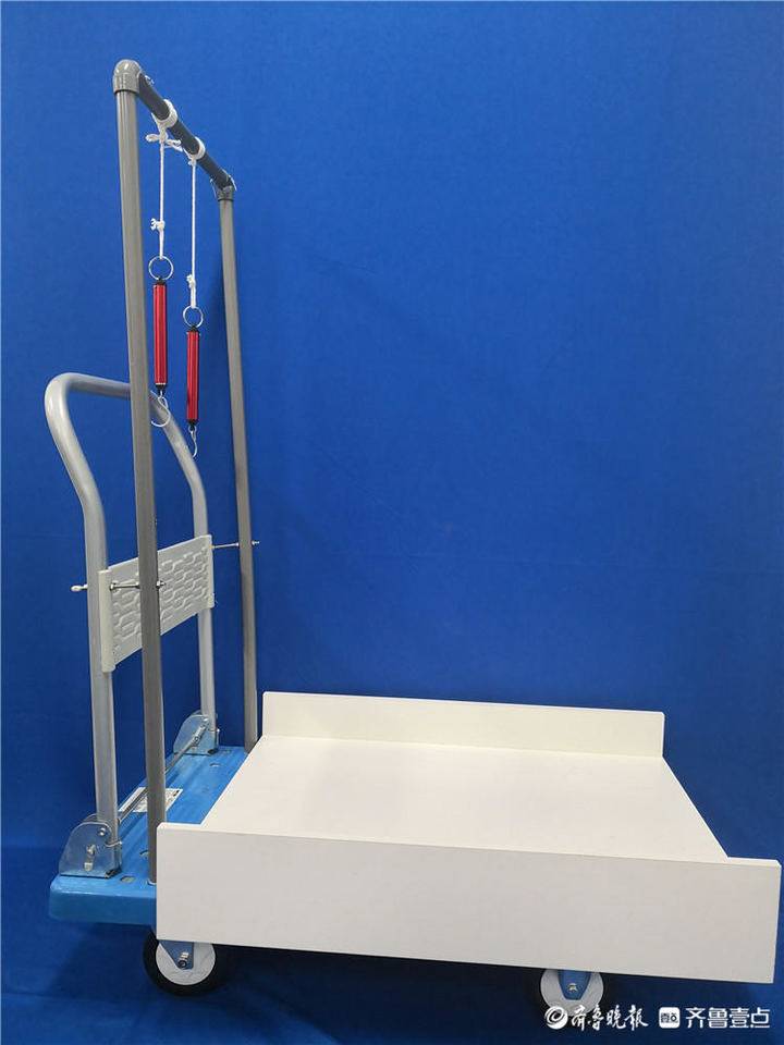 杨淑野:自制骨折神器不到10元,小推车改成儿童牵引床