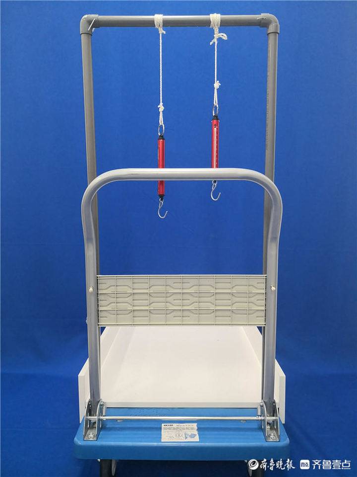 杨淑野:自制骨折神器不到10元,小推车改成儿童牵引床