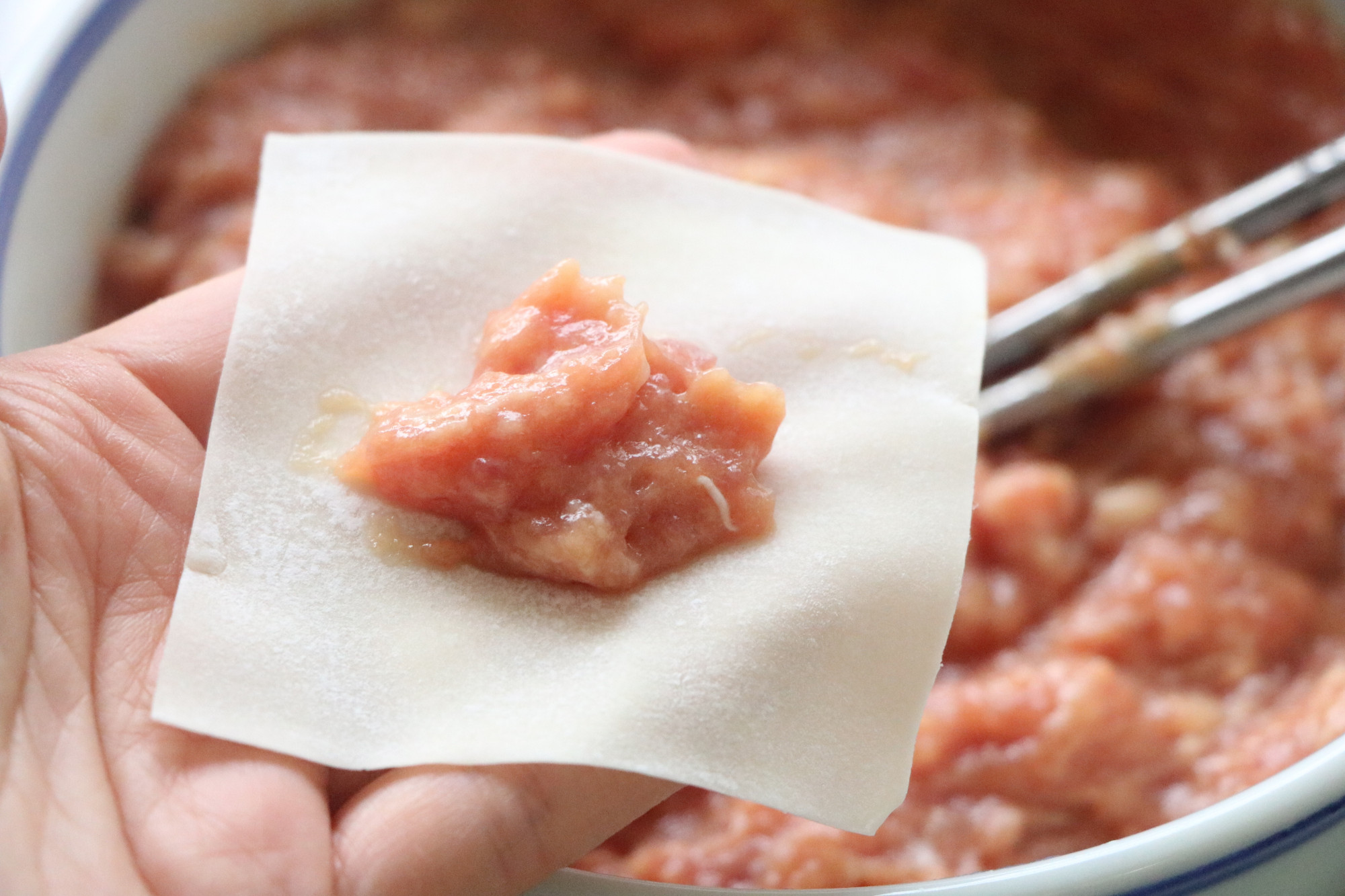 早餐吃馄饨,肉馅儿调,鲜美又滑嫩,学会再也不想去外面吃了