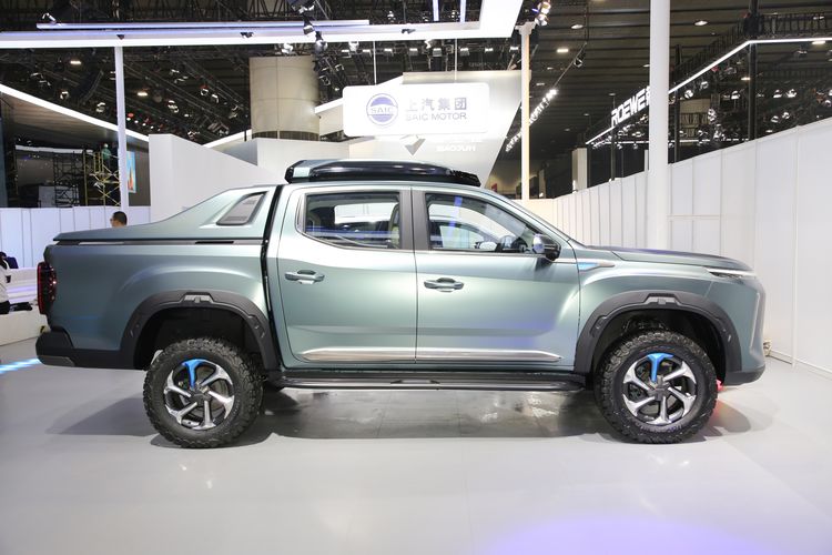 续航535km!上汽大通maxus new ev皮卡首秀