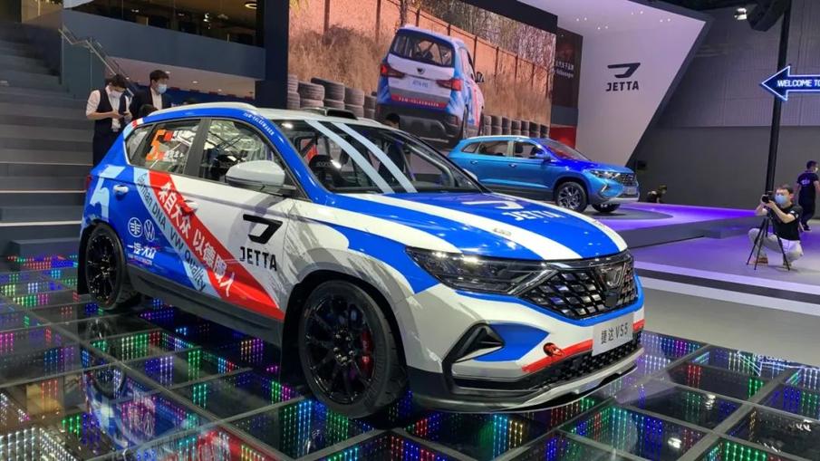 广州车展直击:战斗风格十足,捷达vs5改装车亮相