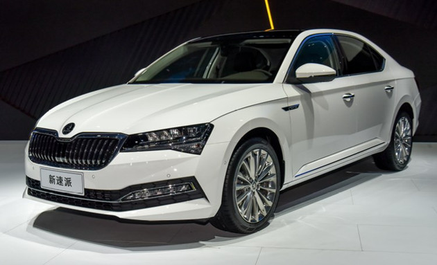 赶上智能化的新潮流 广州车展实拍2021款斯柯达速派