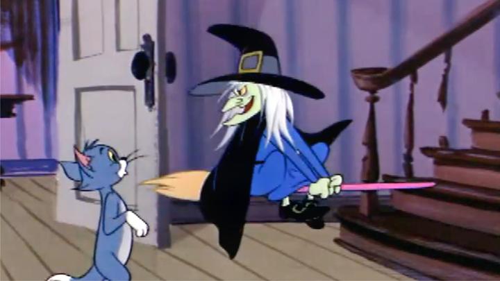 猫和老鼠:汤姆为了学魔法,来找巫婆了,马上他也会魔法了