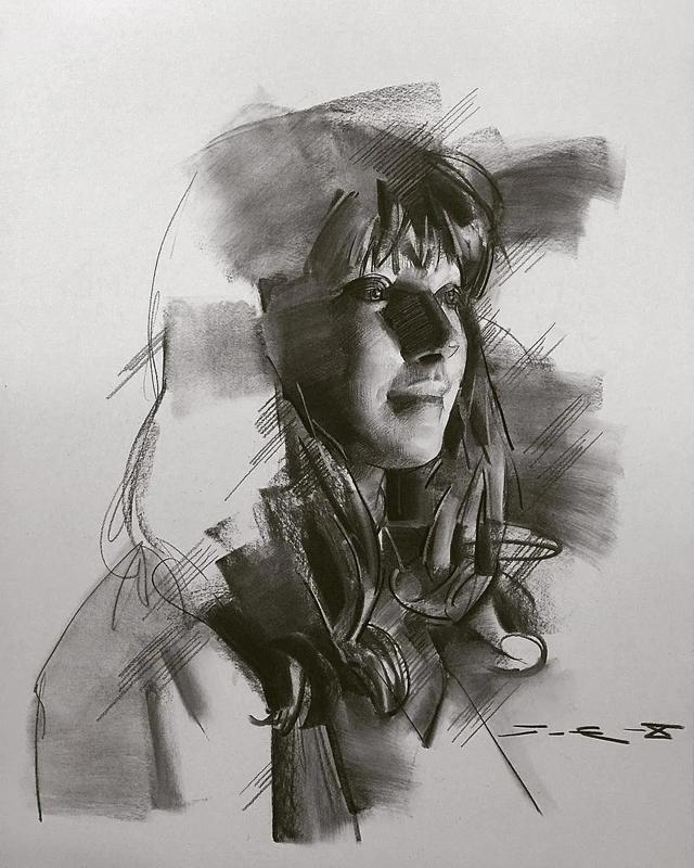 用木炭条画素描,笔触大刀阔斧,调子666,每次用它画画都顺手__财经头条