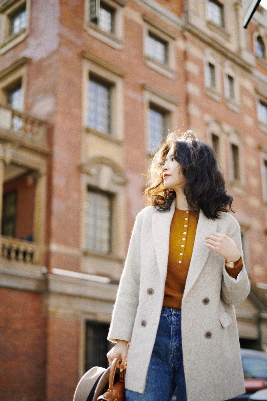 6套最新秋冬穿搭,"不戴帽子"照样美|三木|大衣|毛衣_新浪新闻