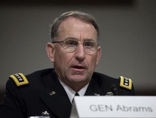 美国陆军司令部司令罗伯特·艾布拉姆斯.图源:新华社