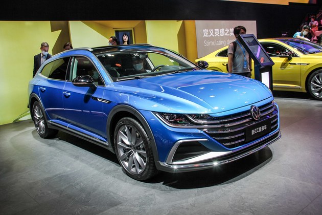 旅行车有人买账吗?大众cc猎装车展亮相