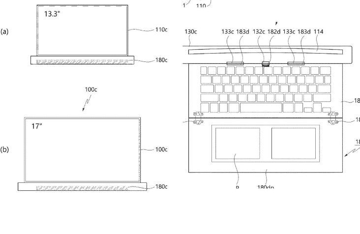 LG最新专利透露：卷轴屏笔记本电脑，13.3~17 英寸随心变