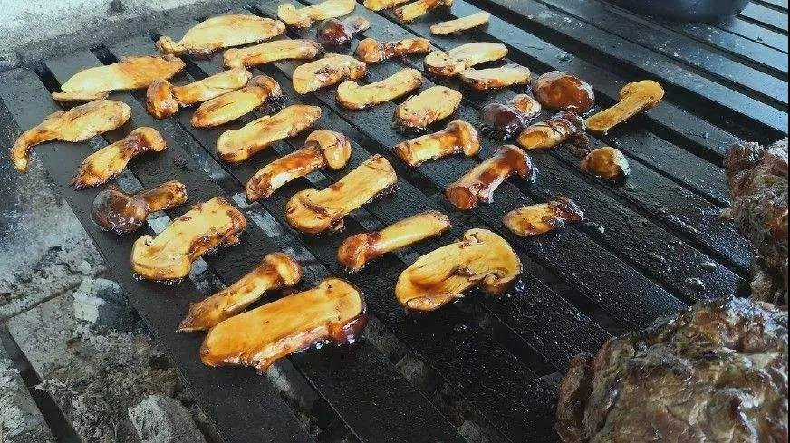 烤菌子|图源网络,侵删