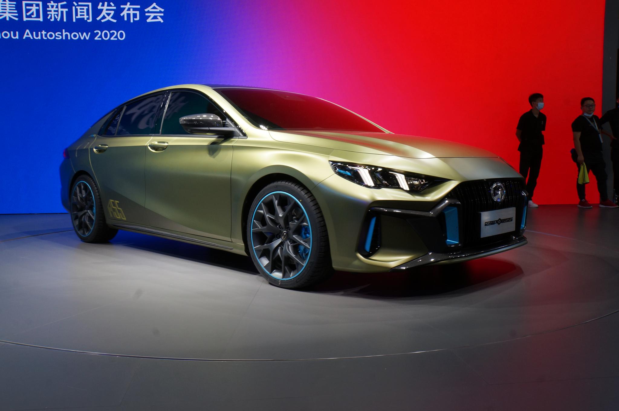 原创广汽传祺empow55亮相广州车展激进的设计风格