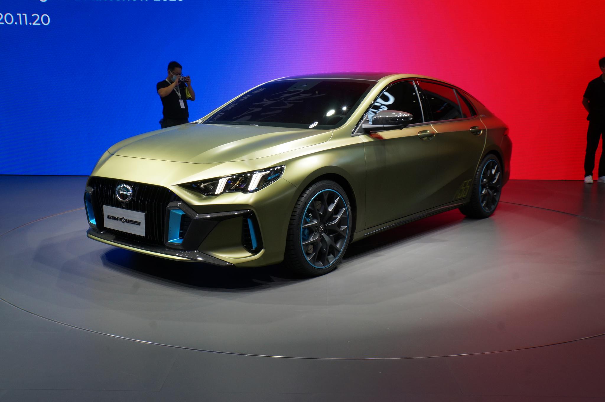 原创广汽传祺empow55亮相广州车展激进的设计风格