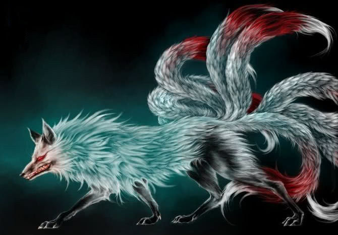 上古神兽九尾狐真的有九条尾巴原来大禹的妻子就是九尾狐