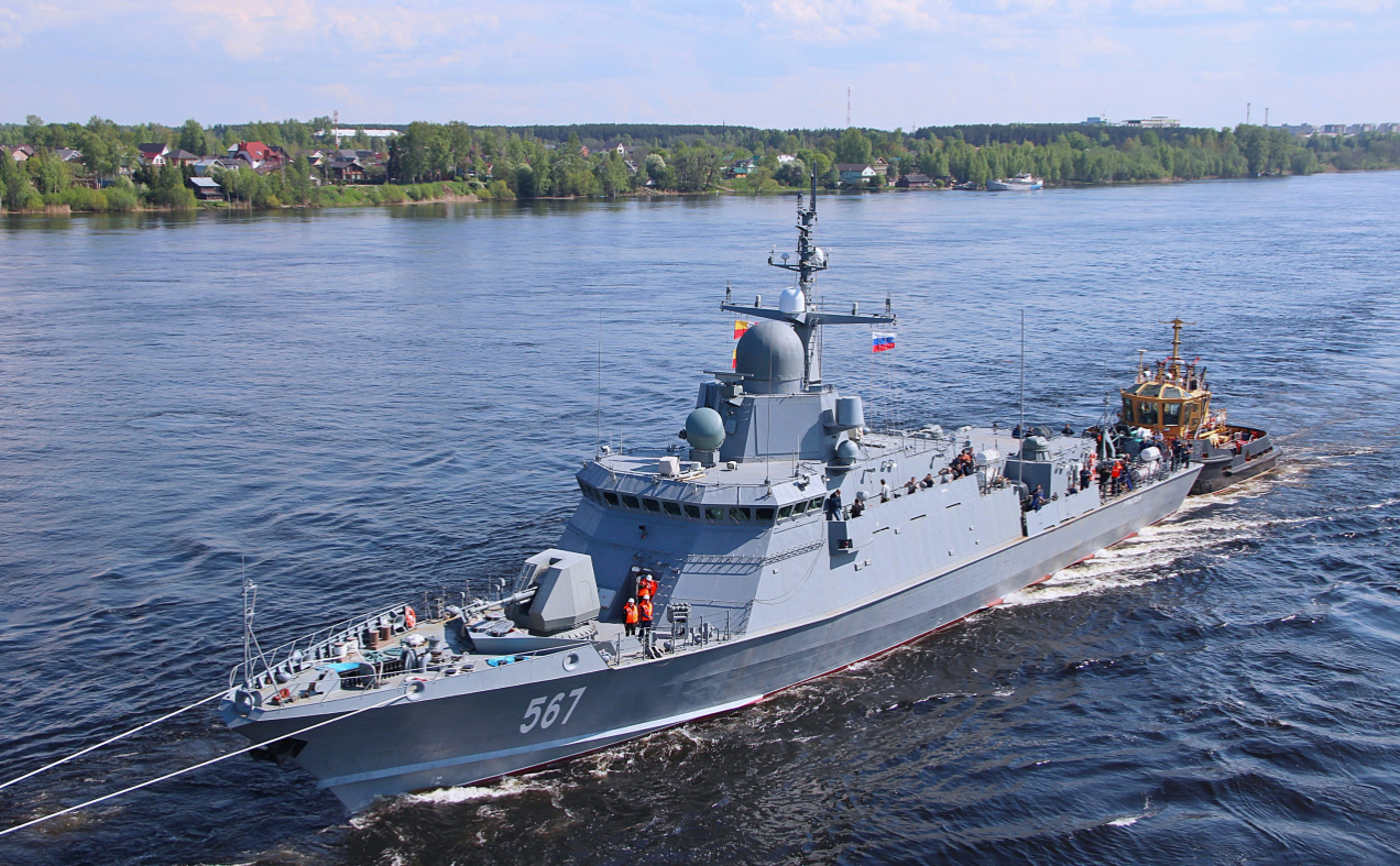 22800型小型导弹艇,可配备巡航导弹,担负俄军重要作战使命