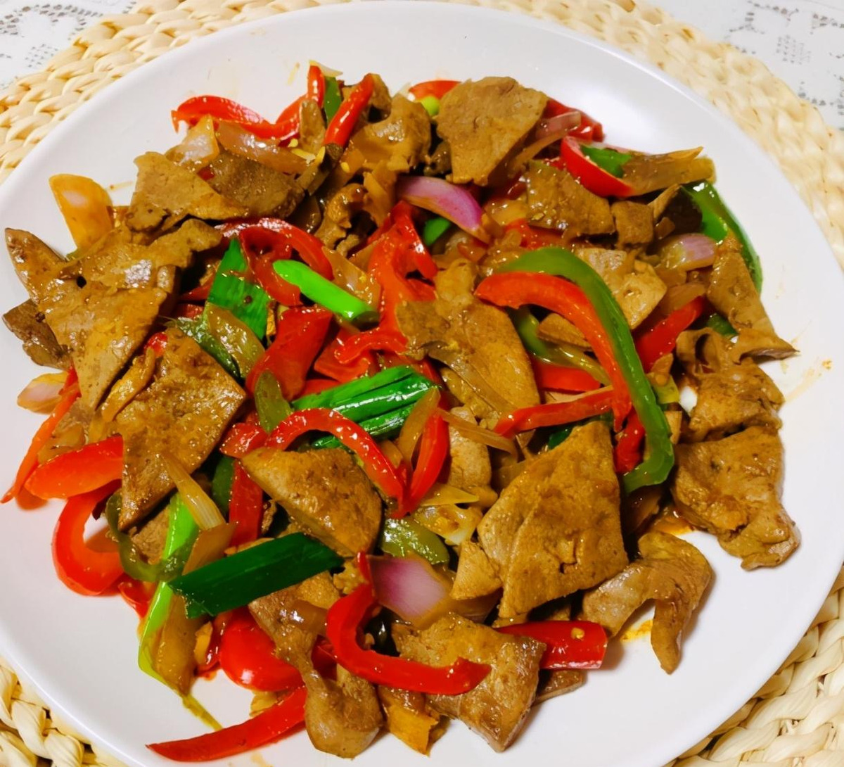 家常炒猪肝,三分钟快手菜,炒久了可就不好吃了