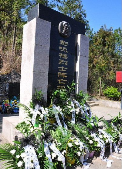 上游61夜雨丨谒彭咏梧烈士牺牲地艾晓林