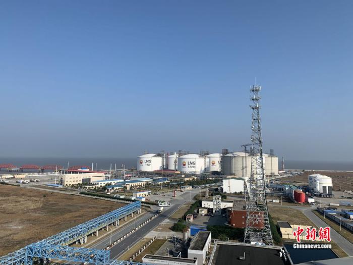 图为江苏如东洋口港的阳光岛景象. 中新网 彭婧如 摄