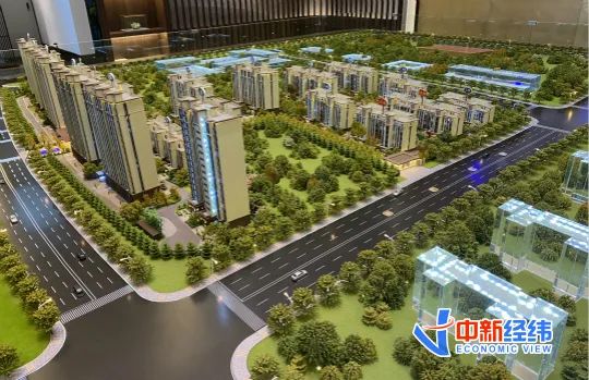 ▲资料图 售楼部沙盘