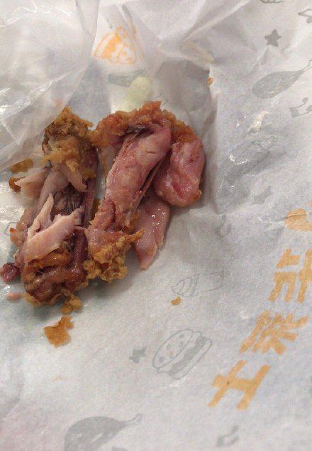 长春华莱士鸡腿带血丝